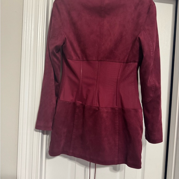 JW PEI Burgundy Mini Dress - Picture 8 of 9